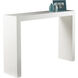 Arch 47 X 12 inch High Gloss White Console Table